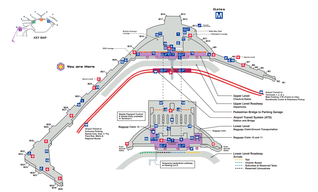 Chicago ORD Terminal 5, ORD Terminal 5, ORD Terminal 5 food, ORD Terminal 5 map, ORD airport Terminal 5