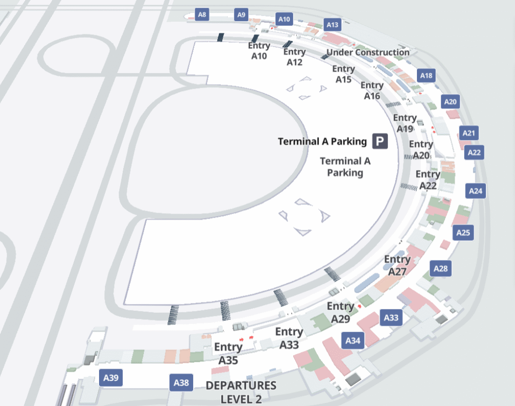 DFW Terminal A, DFW Terminal A map, DFW Terminal A food, DFW airport Terminal A, DFW Terminal A restaurants, Terminal A DFW airport