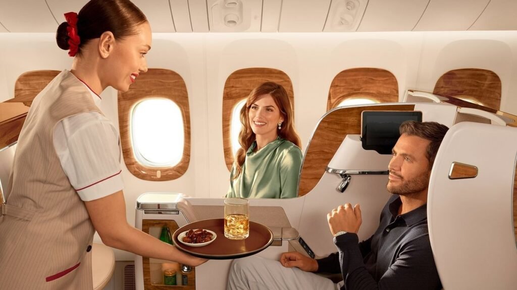 emirates business class